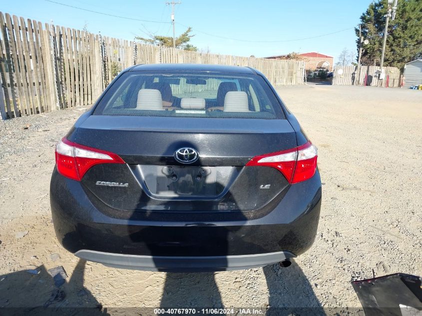 2014 Toyota Corolla Le VIN: 2T1BURHE7EC038193 Lot: 40767970