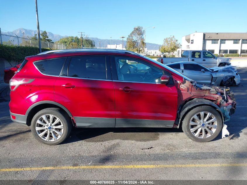 2017 Ford Escape Titanium VIN: 1FMCU0J99HUB15954 Lot: 40768025