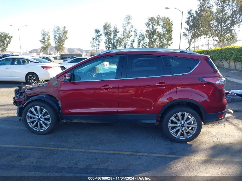 2017 Ford Escape Titanium VIN: 1FMCU0J99HUB15954 Lot: 40768025