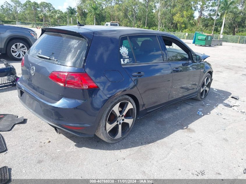 VIN 3VW4T7AU5GM004164 2016 VOLKSWAGEN GOLF GTI no.4