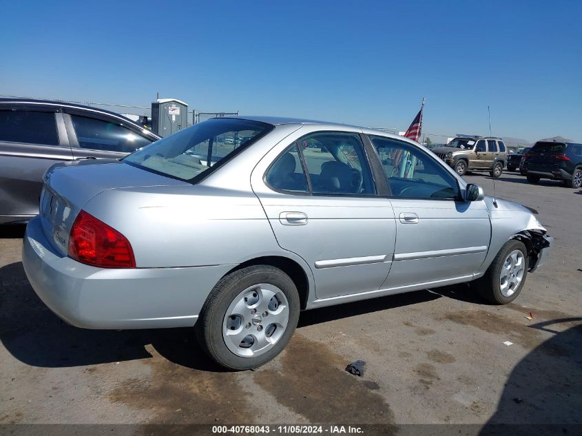 2006 Nissan Sentra 1.8S VIN: 3N1CB51D76L643871 Lot: 40768043