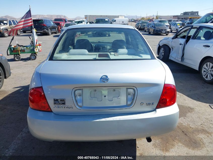 2006 Nissan Sentra 1.8S VIN: 3N1CB51D76L643871 Lot: 40768043