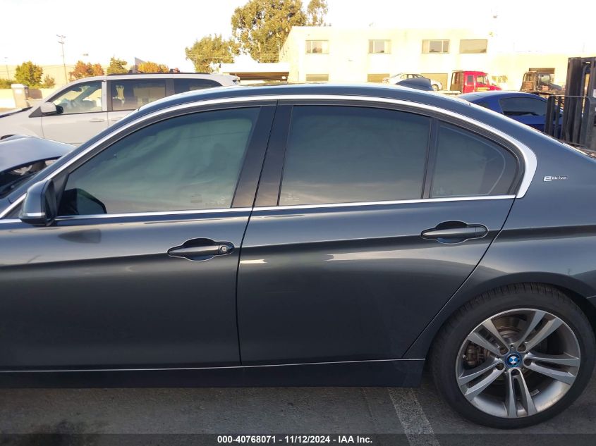 2017 BMW 330E IPERFORMANCE - WBA8E1C31HA156339