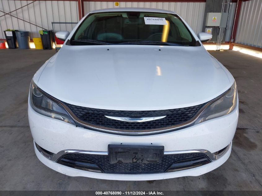 2015 Chrysler 200 C VIN: 1C3CCCCB7FN544949 Lot: 40768090