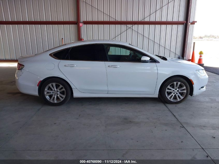 2015 Chrysler 200 C VIN: 1C3CCCCB7FN544949 Lot: 40768090