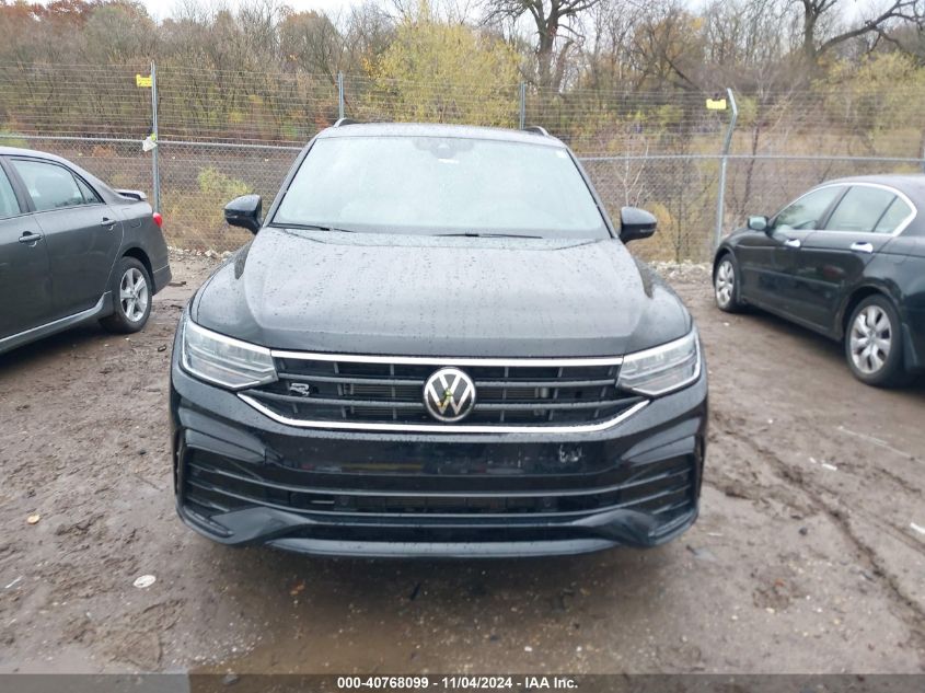 2023 Volkswagen Tiguan 2.0T Se R-Line Black VIN: 3VVCB7AX2PM074606 Lot: 40768099