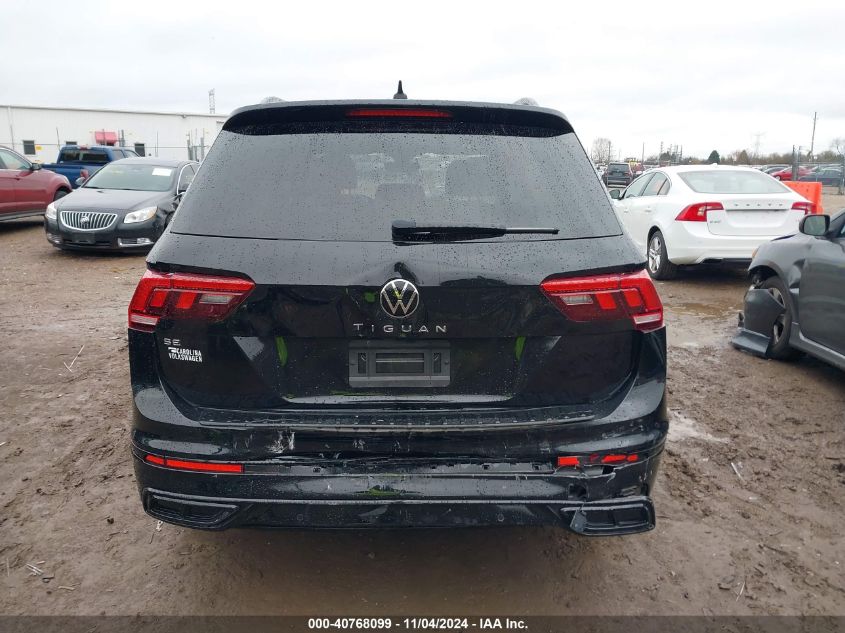 2023 Volkswagen Tiguan 2.0T Se R-Line Black VIN: 3VVCB7AX2PM074606 Lot: 40768099