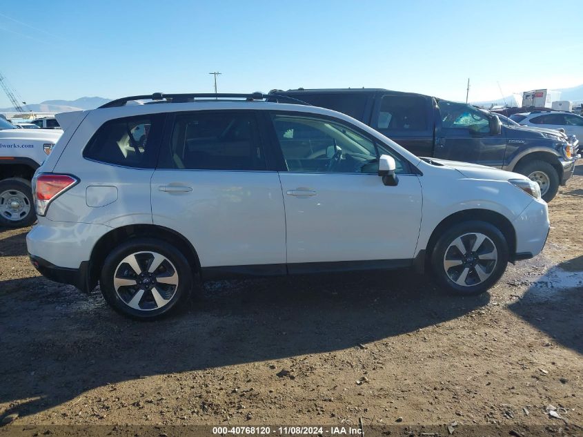 2017 Subaru Forester 2.5I Limited VIN: JF2SJARC6HH557888 Lot: 40768120