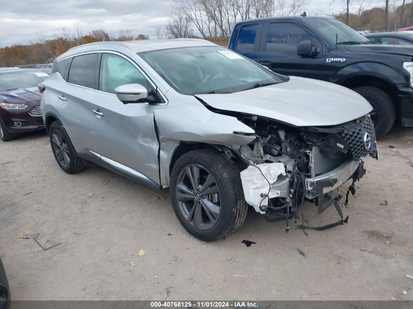 2021 Nissan Murano Platinum Intelligent Awd VIN: 5N1AZ2DSXMC121023 Lot: 40768129