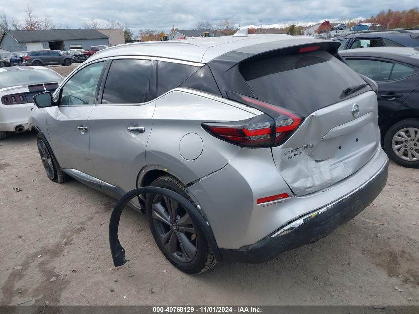 2021 Nissan Murano Platinum Intelligent Awd VIN: 5N1AZ2DSXMC121023 Lot: 40768129