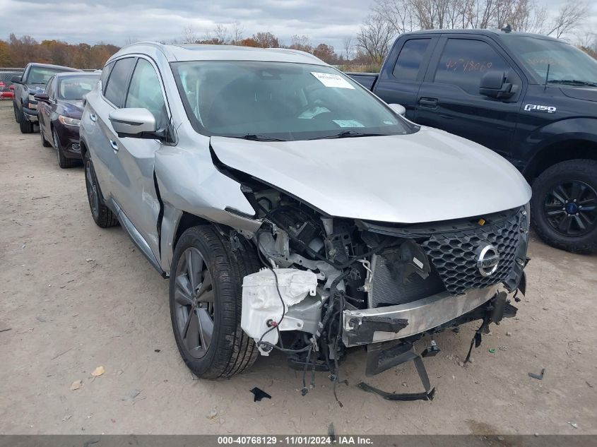 2021 Nissan Murano Platinum Intelligent Awd VIN: 5N1AZ2DSXMC121023 Lot: 40768129