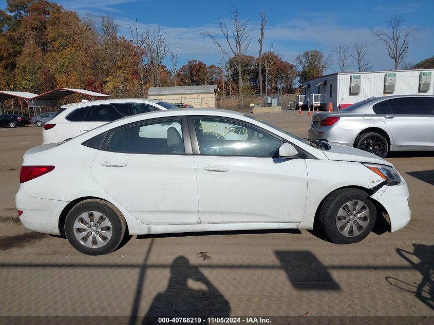 2016 Hyundai Accent Se VIN: KMHCT4AE8GU963622 Lot: 40768219