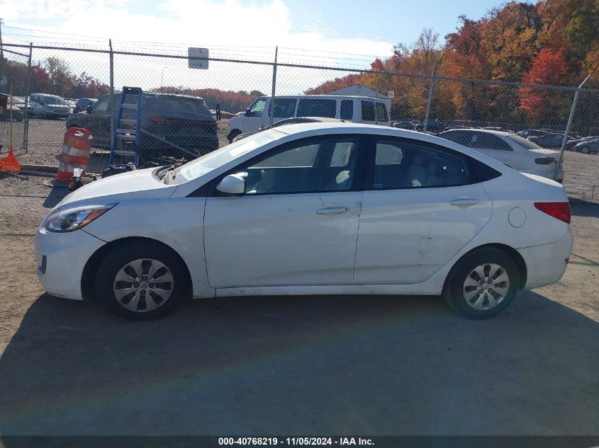 2016 Hyundai Accent Se VIN: KMHCT4AE8GU963622 Lot: 40768219