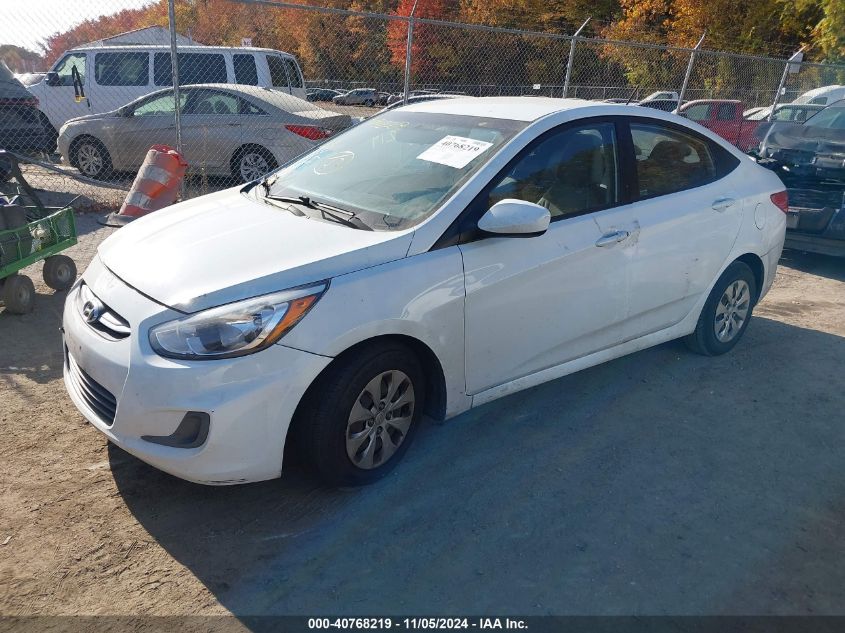 2016 Hyundai Accent Se VIN: KMHCT4AE8GU963622 Lot: 40768219