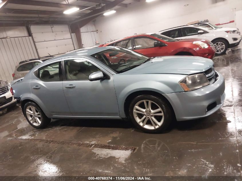 2013 Dodge Avenger Sxt VIN: 1C3CDZCB2DN506350 Lot: 40768374