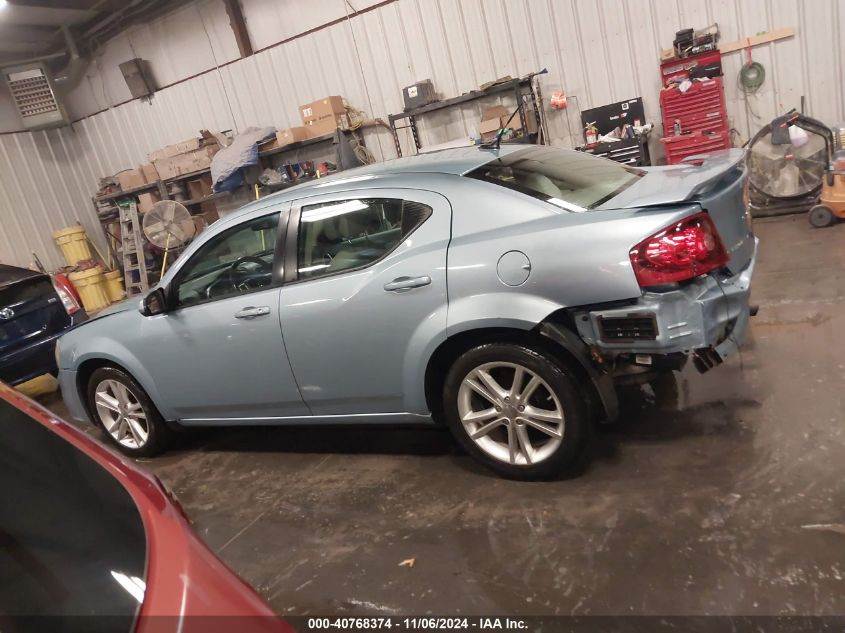 2013 Dodge Avenger Sxt VIN: 1C3CDZCB2DN506350 Lot: 40768374