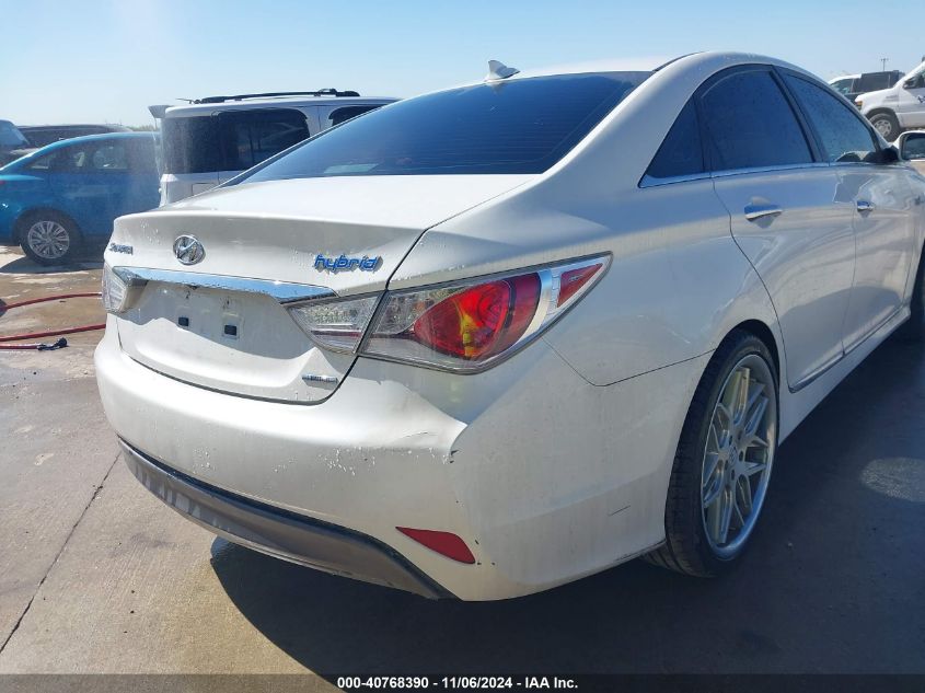 2013 Hyundai Sonata Hybrid Limited VIN: KMHEC4A43DA091718 Lot: 40768390