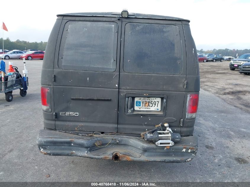 2000 Ford E-250 Commercial/Recreational VIN: 1FTNS24L8YHB07973 Lot: 43160778