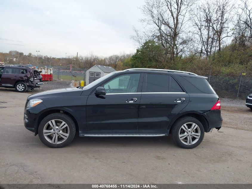 2013 Mercedes-Benz Ml 350 4Matic VIN: 4JGDA5HB6DA209501 Lot: 40768455