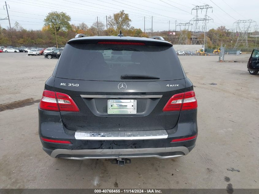 2013 Mercedes-Benz Ml 350 4Matic VIN: 4JGDA5HB6DA209501 Lot: 40768455