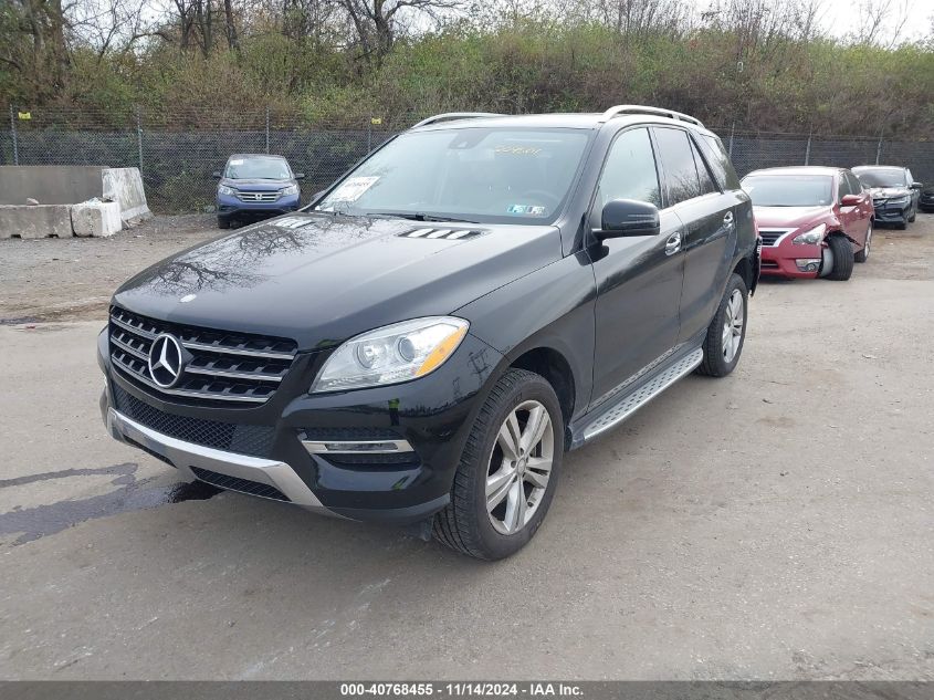 2013 Mercedes-Benz Ml 350 4Matic VIN: 4JGDA5HB6DA209501 Lot: 40768455