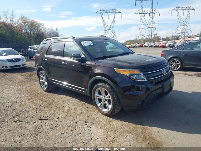 VIN 1FM5K8F81DGC48097 2013 Ford Explorer, Limited no.1