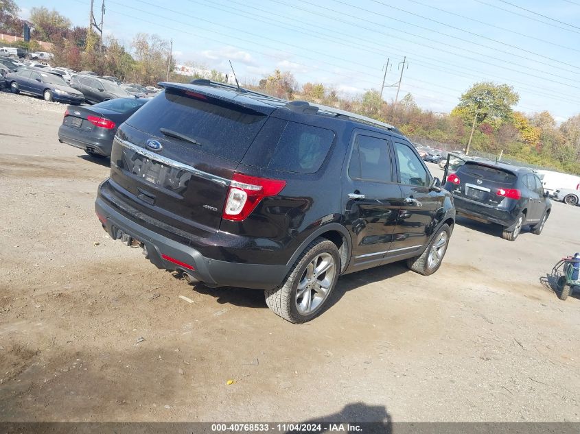 VIN 1FM5K8F81DGC48097 2013 Ford Explorer, Limited no.4