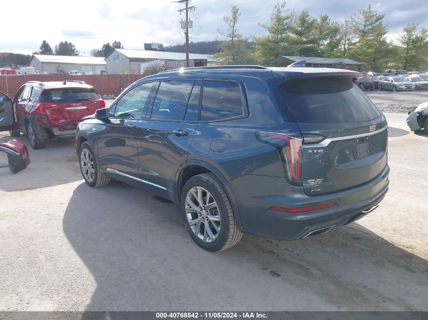 VIN 1GYKPGRS7LZ188902 2020 Cadillac XT6, Awd Sport no.3