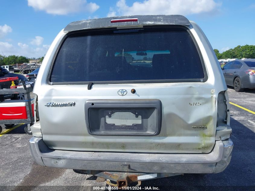 2000 Toyota 4Runner Sr5 V6 VIN: JT3GN86R6Y0157682 Lot: 40768555