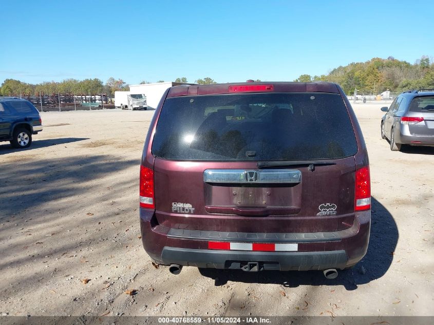 2010 Honda Pilot Ex-L VIN: 5FNYF4H51AB034699 Lot: 40768559