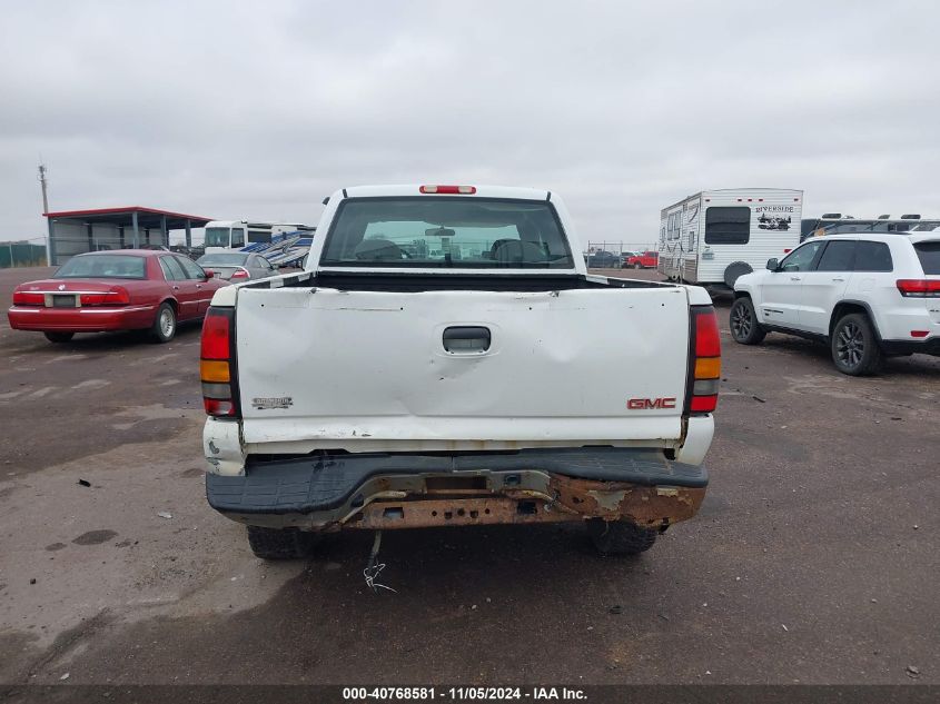 2005 GMC Sierra 2500Hd Work Truck VIN: 1GTHK29U85E302757 Lot: 40768581