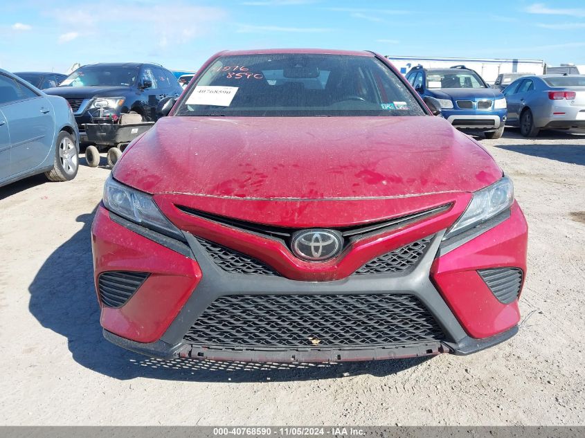 2019 Toyota Camry Se VIN: 4T1B11HK3KU166621 Lot: 40768590