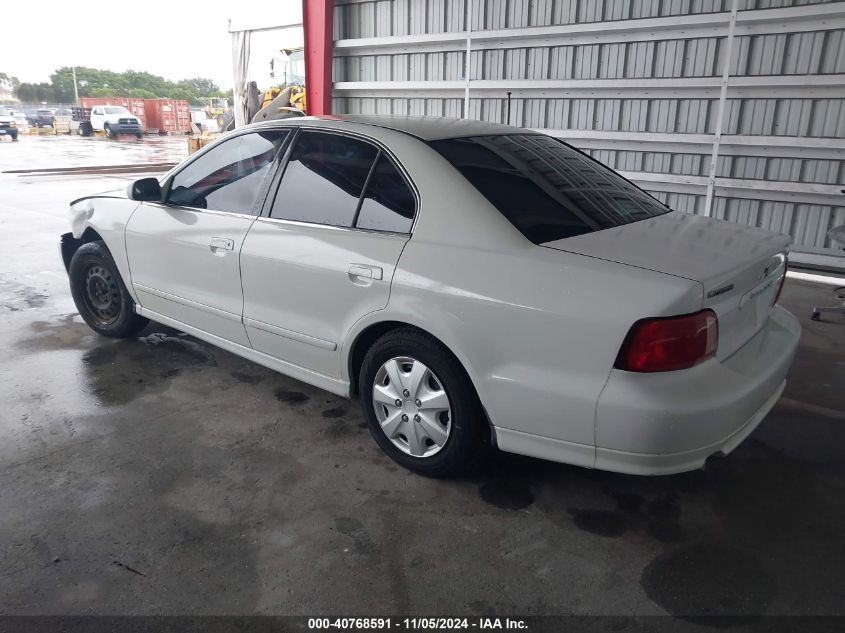 2003 Mitsubishi Galant Es/Ls VIN: 4A3AA46G435206584 Lot: 40768591