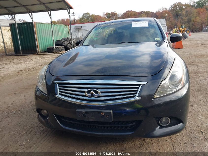 2010 Infiniti G37 Journey VIN: JN1CV6AP6AM203825 Lot: 40768598