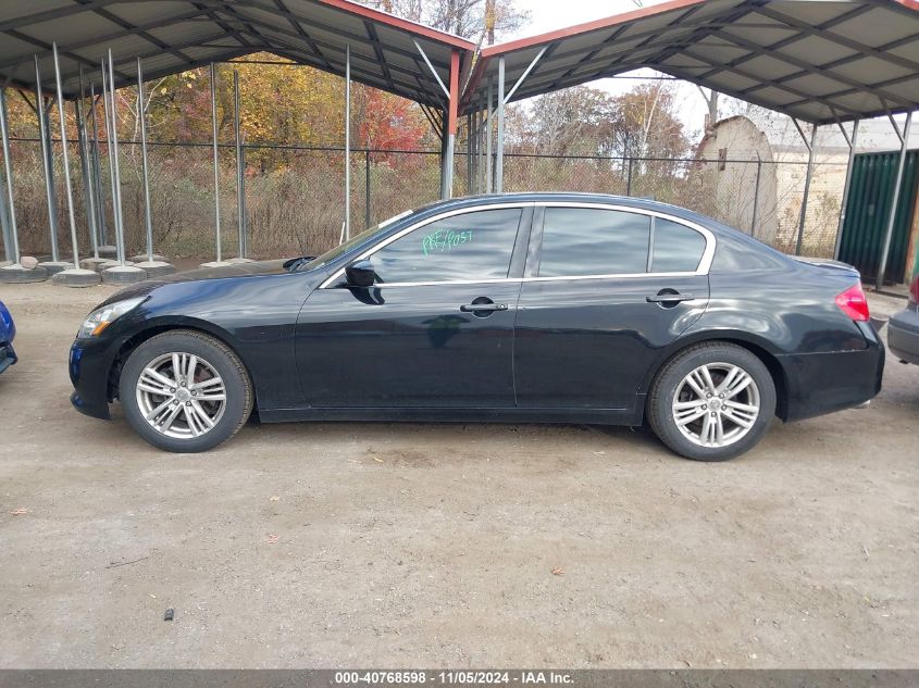 2010 Infiniti G37 Journey VIN: JN1CV6AP6AM203825 Lot: 40768598