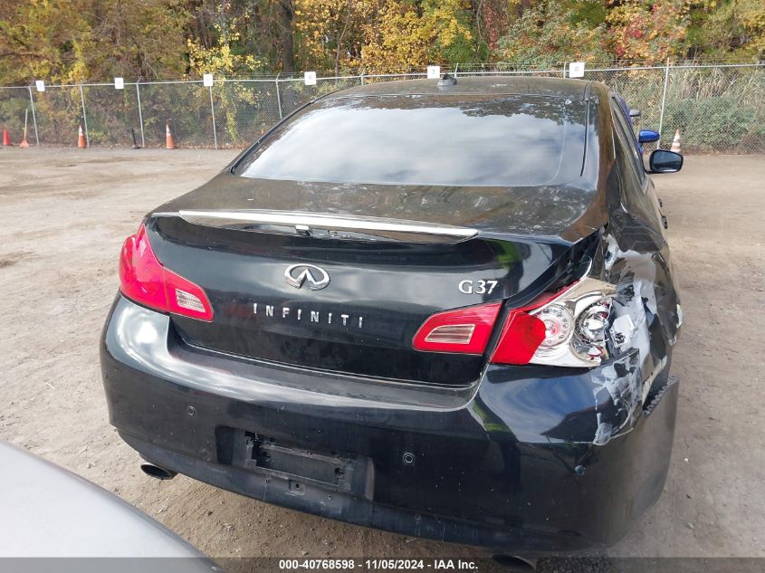 2010 Infiniti G37 Journey VIN: JN1CV6AP6AM203825 Lot: 40768598