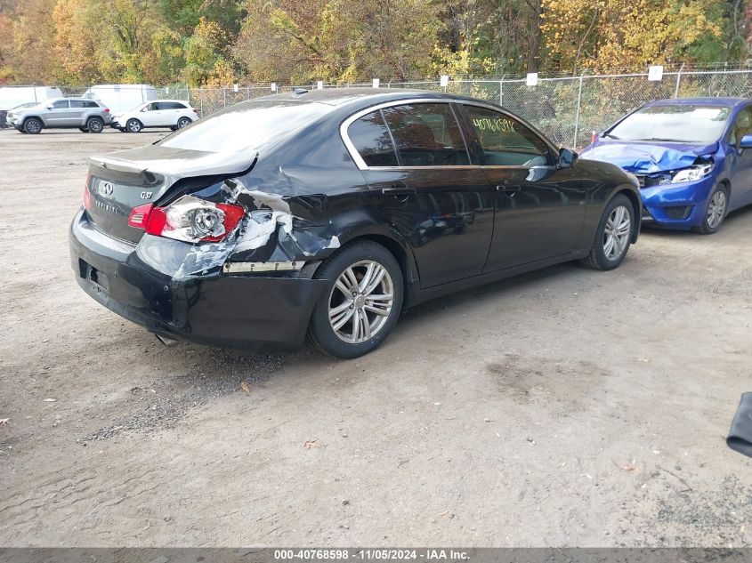 2010 Infiniti G37 Journey VIN: JN1CV6AP6AM203825 Lot: 40768598