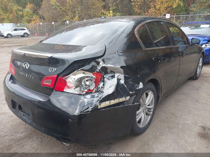 2010 Infiniti G37 Journey VIN: JN1CV6AP6AM203825 Lot: 40768598