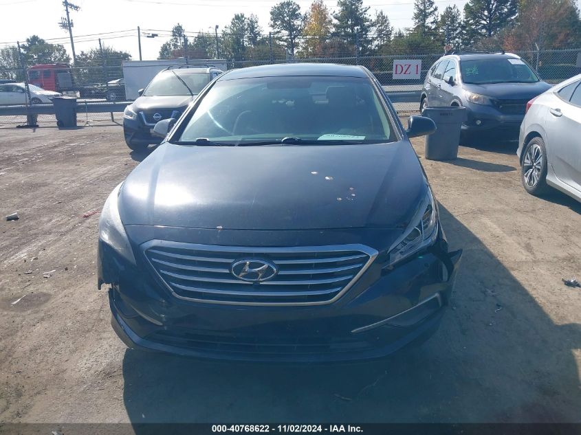 2017 Hyundai Sonata Se VIN: 5NPE24AF9HH544375 Lot: 40768622