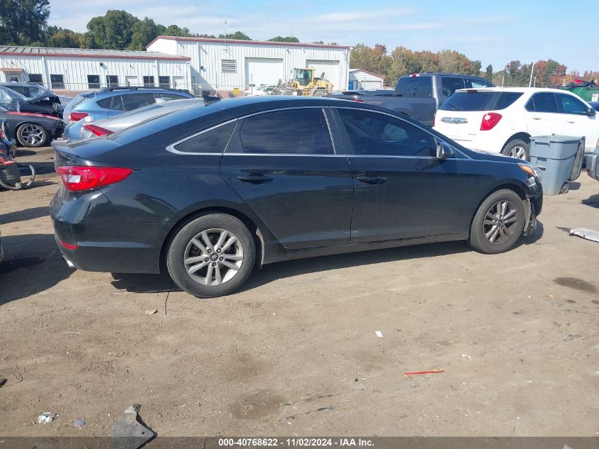 2017 Hyundai Sonata Se VIN: 5NPE24AF9HH544375 Lot: 40768622