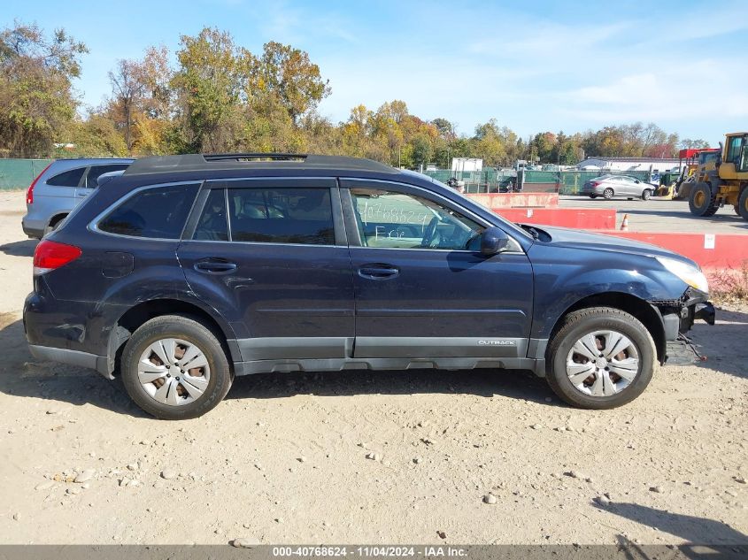 2013 Subaru Outback 2.5I Premium VIN: 4S4BRCGC3D3308750 Lot: 40768624