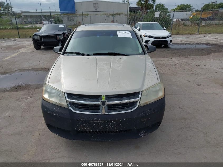 2008 Dodge Avenger Sxt VIN: 1B3LC56K78N233139 Lot: 40768727