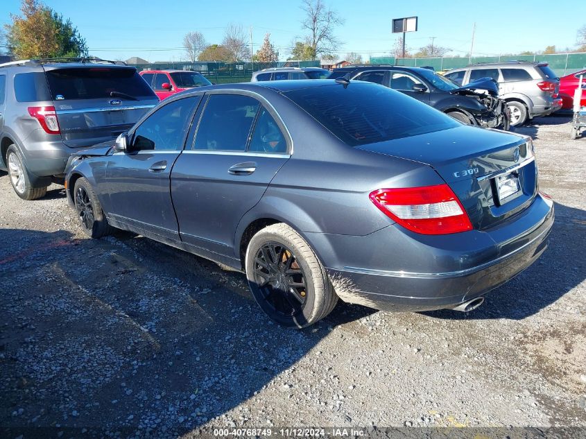 2009 Mercedes-Benz C 300 Luxury 4Matic/Sport 4Matic VIN: WDDGF81X19R050041 Lot: 40768749