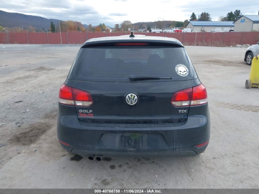 2014 Volkswagen Golf 2.0L Tdi VIN: WVWNM7AJ1EW007425 Lot: 40768758