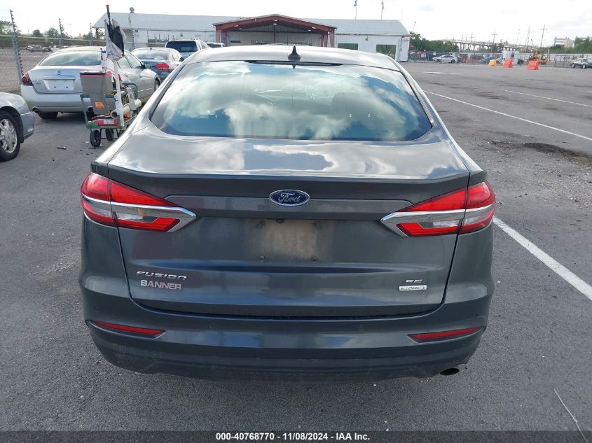 2020 Ford Fusion Se VIN: 3FA6P0HD9LR235200 Lot: 40768770