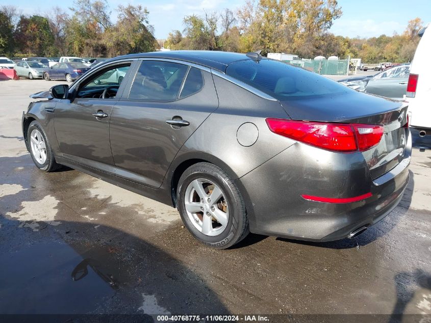 VIN 5XXGM4A73EG295560 2014 KIA Optima, LX no.3