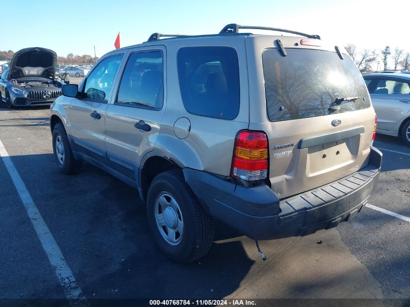 2007 Ford Escape Xls/Xls Manual VIN: 1FMYU92Z77KA40397 Lot: 40768784