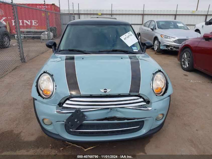 2013 Mini Hardtop Cooper VIN: WMWSU3C56DT689016 Lot: 40768790