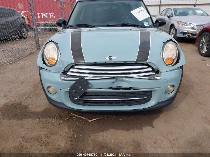 2013 Mini Hardtop Cooper VIN: WMWSU3C56DT689016 Lot: 40768790