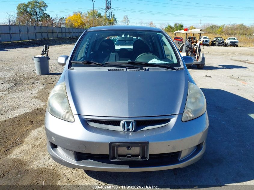 2007 Honda Fit VIN: JHMGD38497S066779 Lot: 40768798